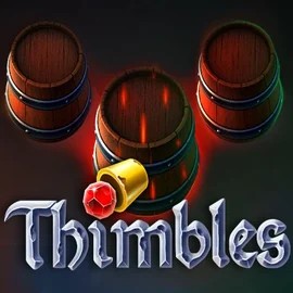 Thimbles slot logo by Evoplay at Spinzen CasinoThimbles
